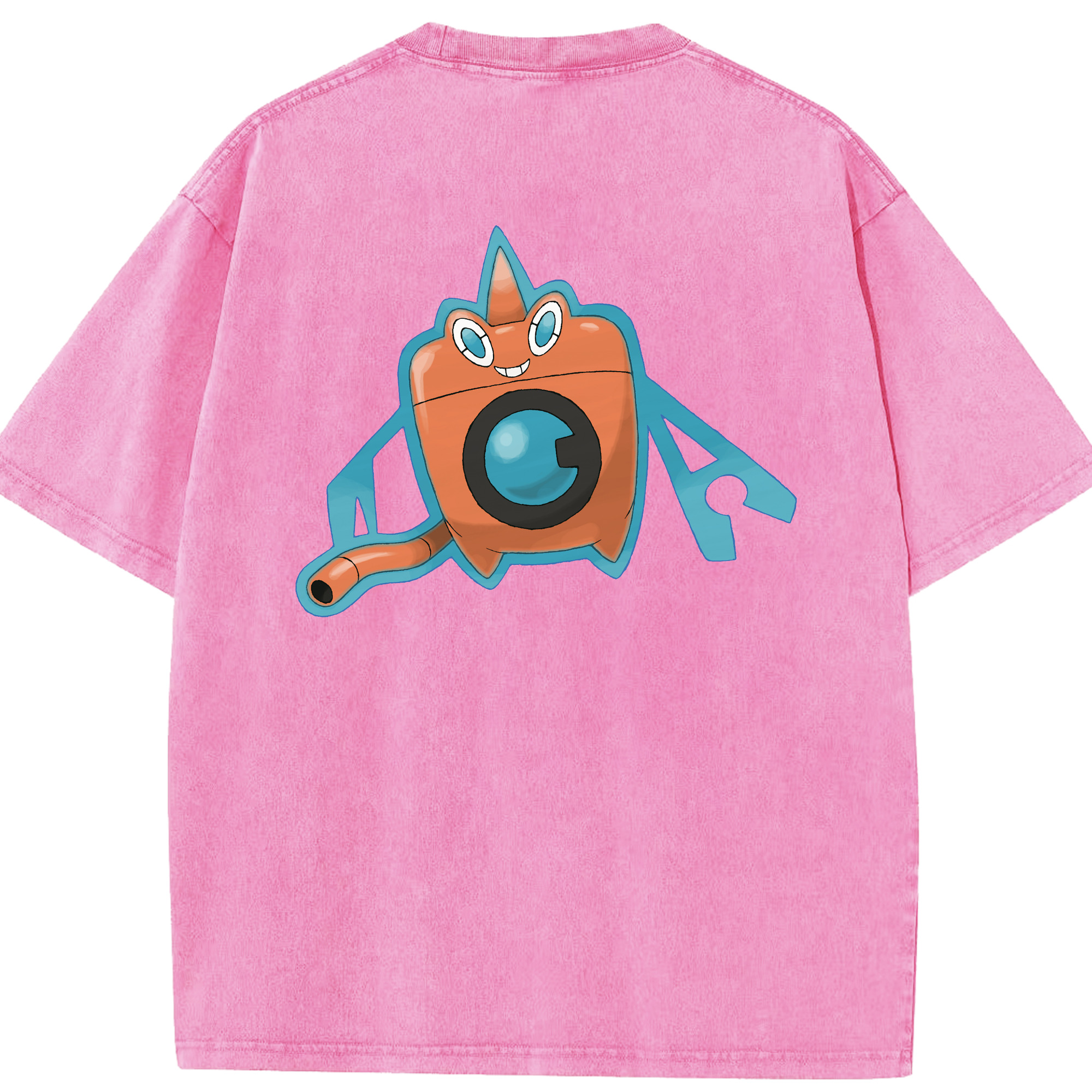 （画像用） ポケットモンスター Pokémon 綿100% ヴィンテージ風 半袖Tシャツ（背面プリント）